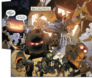 Illustration for article titled An exclusive look at Transformers: Infestation, IDW's robots vs. zombies miniseries